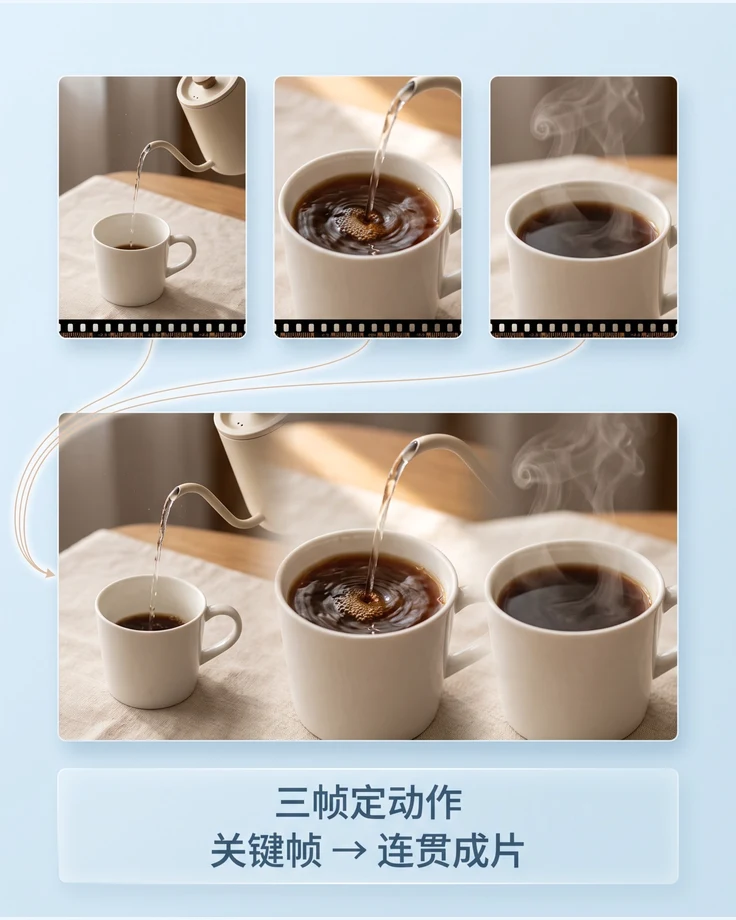 多帧连续视频讲解图