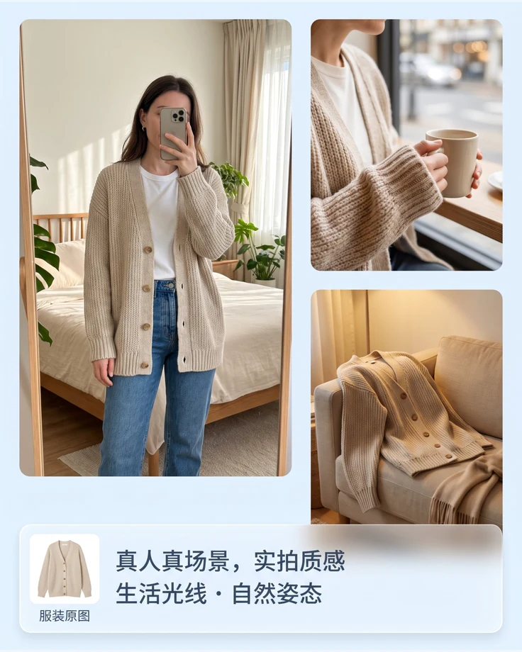 伪买家秀讲解图